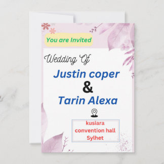Wedding Invitation card