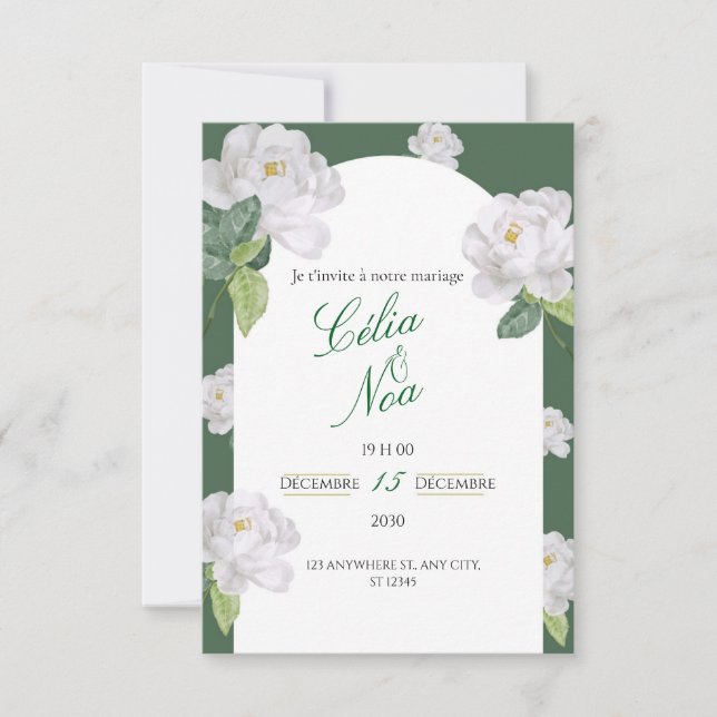 wedding invitation card (Front)