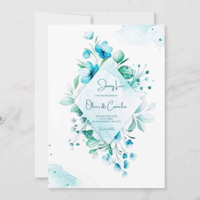 Wedding invitation card  (Front)