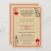 Wedding Invitation card "Alice in Wonderland" K5x7 (Front/Back)