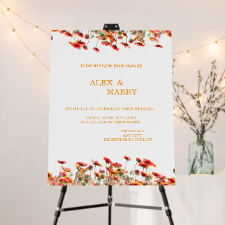 Wedding INVITATION CARD Foam Board