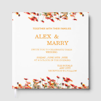 Wedding INVITATION CARD Foil Guest Book