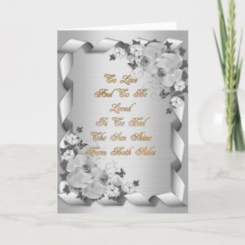 Wedding Invitation Card White On White Orchids by Irisangel at Zazzle
