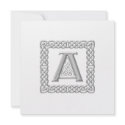 Wedding Invitation Celtic Monogram 'A' invitation