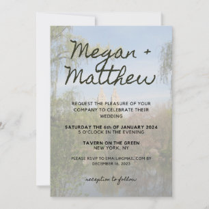 Wedding Invitation - Central Park