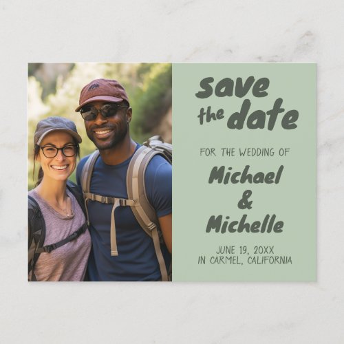 Wedding Invitation Custom Photo SAVE the DATE Card