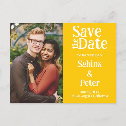 Wedding Invitation Custom Photo SAVE the DATE Card