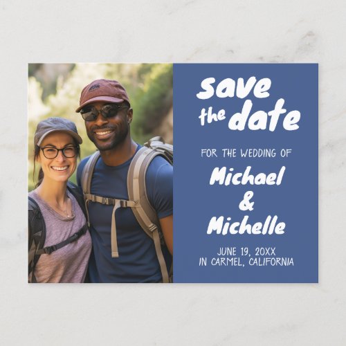 Wedding Invitation Custom Photo SAVE the DATE Card