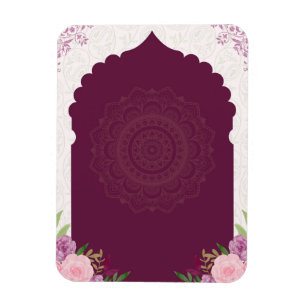Wedding invitation design magnet