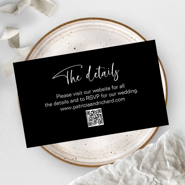 Wedding Invitation Details QR Online RSVP (Creator Uploaded)