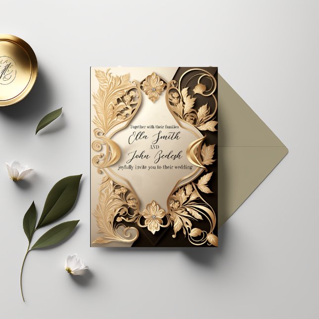 Wedding Invitation Editable Luxury Designs (Creator Uploaded)