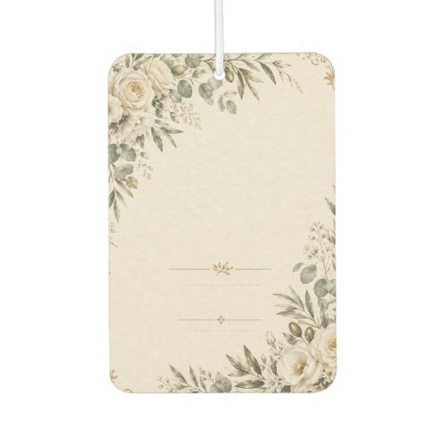 Wedding Invitation Elegant European Botanical Air Freshener