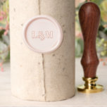 Wedding Invitation Embellished Initials Monogram Wax Seal Stamp<br><div class="desc">This elegant wax seal stamp features the initials of the couple. What an amazing embellishment it would make for the invitation suite! It could also be used for anniversary party invitations or bridal showers. It would also make a lovely keepsake for the newlyweds. Please don't hesitate to DM with any...</div>