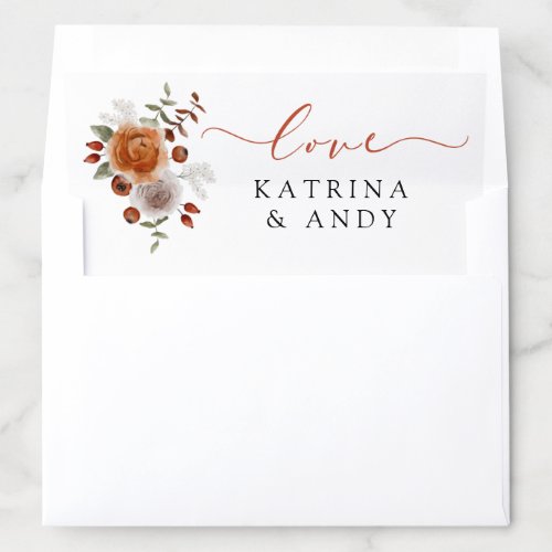 Wedding Invitation Envelope Liner