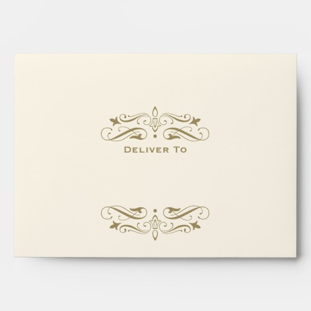 Wedding Invitation Envelopes | Antique Flourish