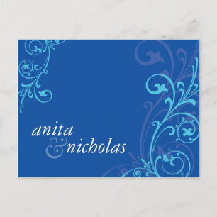 WEDDING INVITATION :: fabulous 6 Postcard