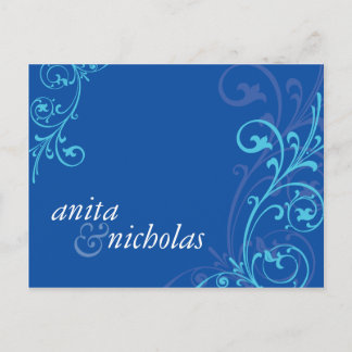WEDDING INVITATION :: fabulous 6 Postcard