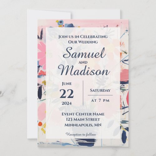 Wedding Invitation _ Floral Collection