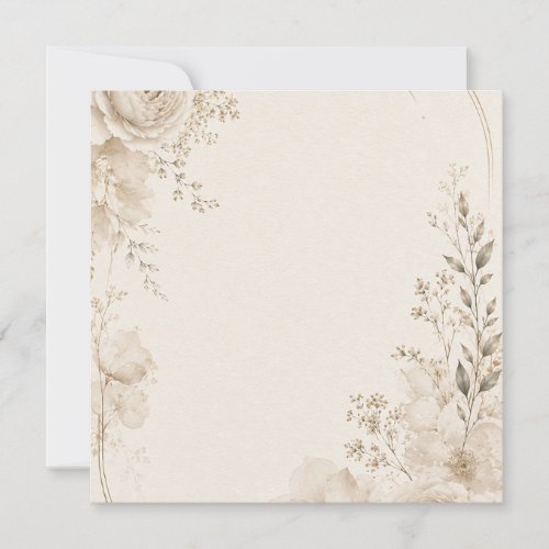 Wedding Invitation for Modern European Events
