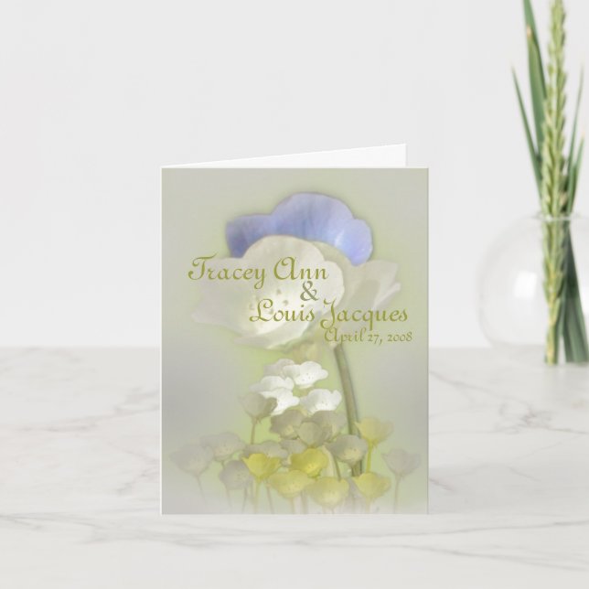 Wedding Invitation / Greeting Card (Front)