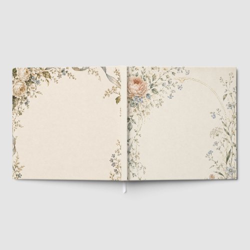 Wedding Invitation in Elegant French Country Style Guest Book