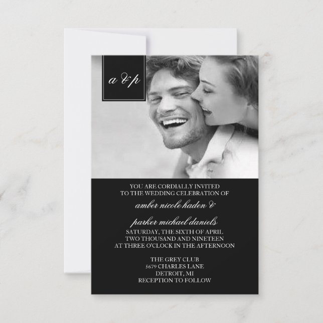 Wedding Invitation | Initially (Front)