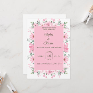 Wedding invitation. invitation