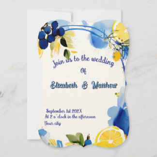 Wedding invitation La Dolce Vita 