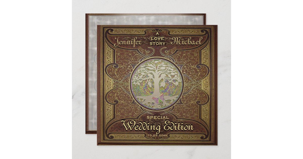 Wedding Invitation - Love Story Romantic | Zazzle