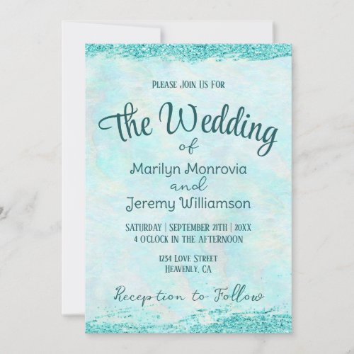 Wedding Invitation  Ocean Dreams