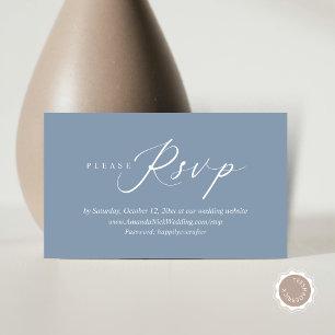 Wedding Invitation Online RSVP, Modern Script Card