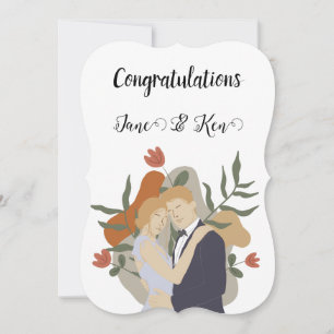 wedding invitation or congratulations