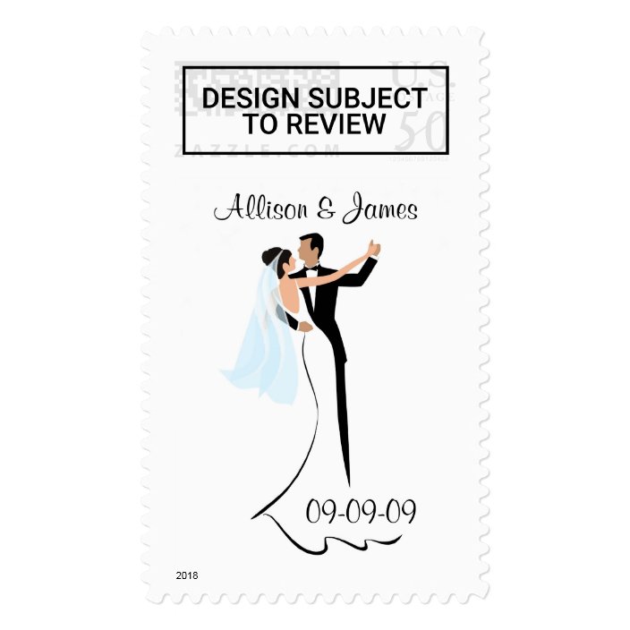 Wedding Invitation Postage Stamps Zazzle Com