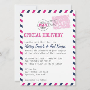 Wedding Invitation Postal Service Collection