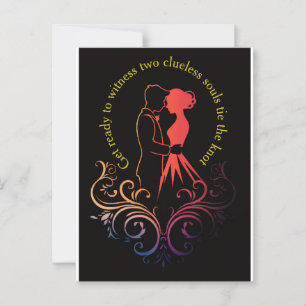 Wedding Invitation Postcard