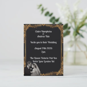 Wedding Invitation Postcard