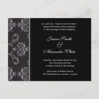 Wedding Invitation Postcard | E1