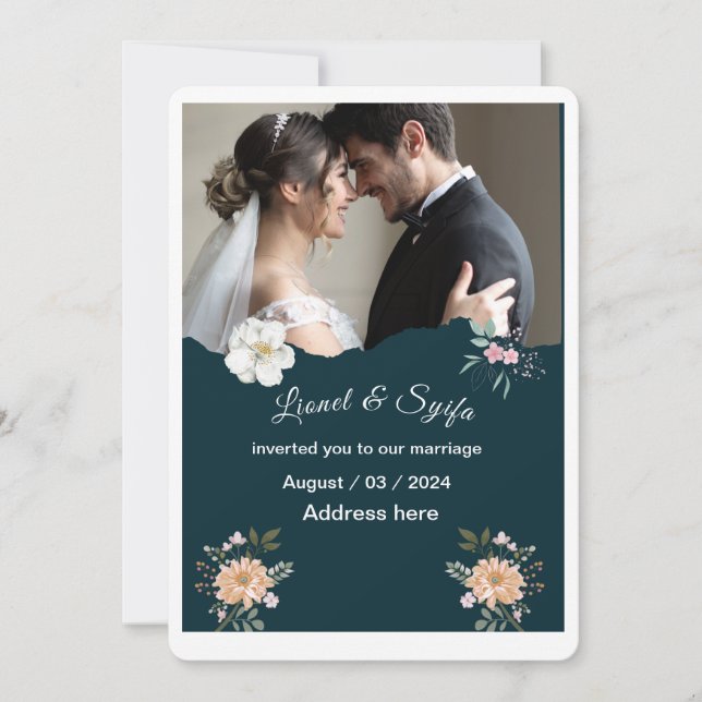  Wedding Invitation Poster (Front)