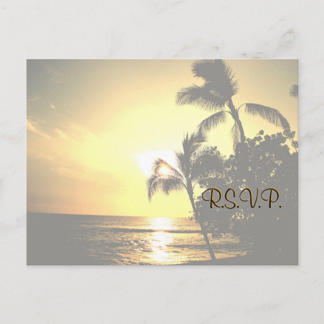 Wedding Invitation RSVP (Front)