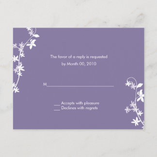 Wedding Invitation RSVP Cards