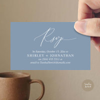Wedding Invitation RSVP, Modern Romantic Reminder