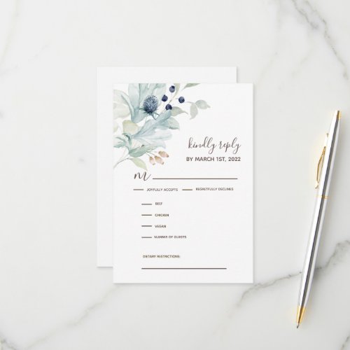 Wedding Invitation RSVP Response Cards