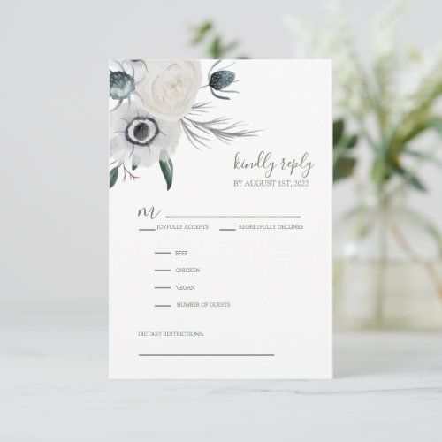 Wedding Invitation RSVP Response Cards