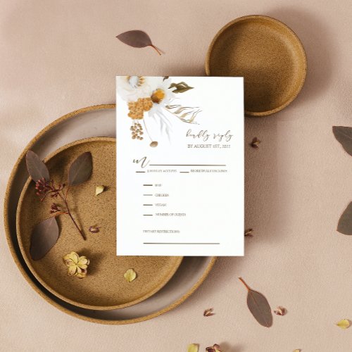 Wedding Invitation RSVP Response Cards