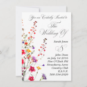 Wedding invitation simple