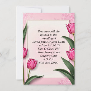 Wedding invitation simple