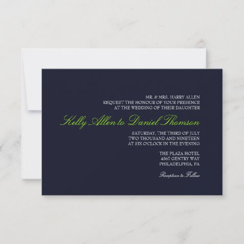 Wedding Invitation | Simply Grace |dblgr