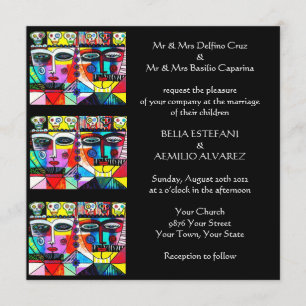 Wedding Invitation (square) - Day of the Dead