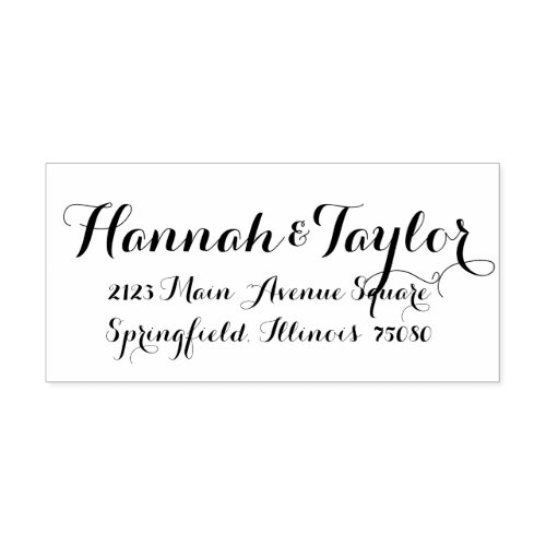 Wedding Invitation Stamp Modern Classic