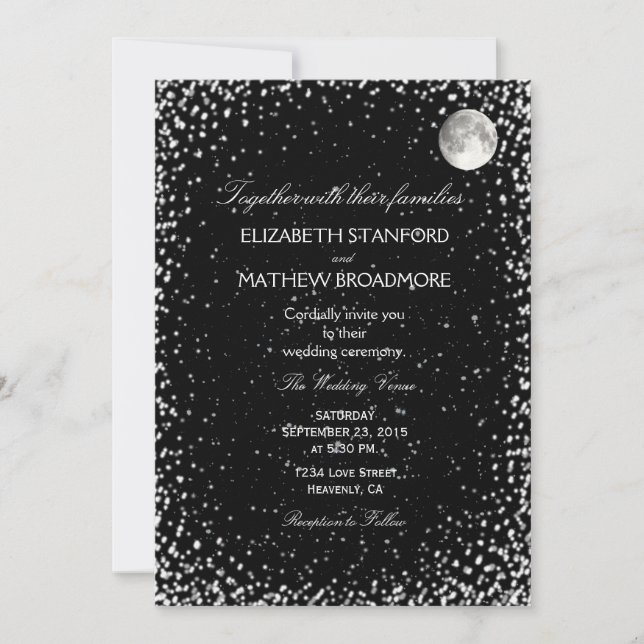 Wedding Invitation | Starry Night (Front)
